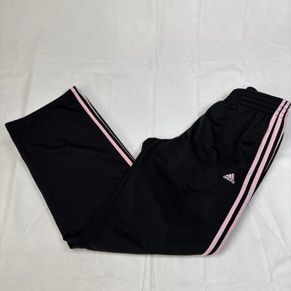 Adidas Track Pants - Retro - Pink And Black - Size Medium - Picture 1 of 6